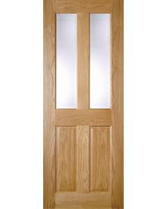 Bury Oak Pre-Finished Bevel Glazed Internal Door
