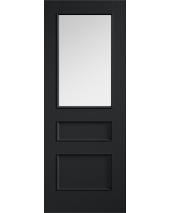 Toledo Charcoal Black Clear Glazed Internal Door