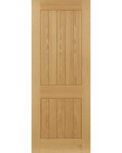 Ely Oak 2 Panel Pre-Finished Internal Door
