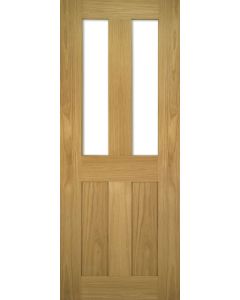 Eton Oak Clear Glazed Internal Door