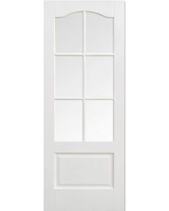 Kent White Primed Bevel Glazed Internal Door