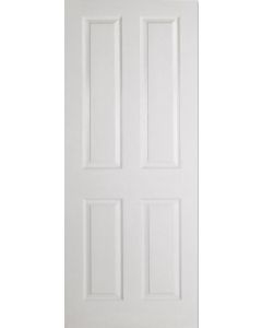 Canterbury Victorian Moulded Grained White Primed Internal Door
