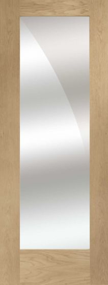 Pattern 10 with Mirror Oak Internal Door 