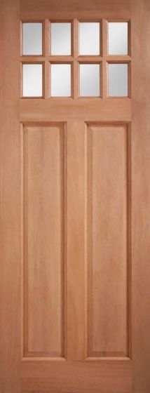 Chigwell Hardwood Clear Double Glazed External Door