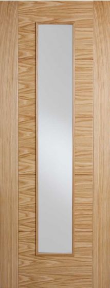 Vancouver Oak Long Light Glazed Internal Door