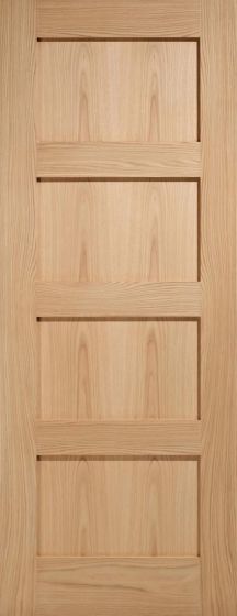 Contemporary Oak Shaker 4 Panel Internal Doors