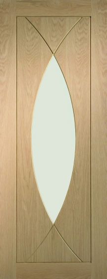 Pesaro Oak Clear Glazed Internal Fire Door FD30