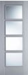 Vancouver Light Grey Clear Glazed Internal Doors