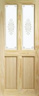 Victorian Clear Pine with Campion Glass Internal Door