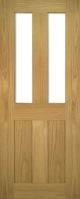 Eton Oak Clear Glazed Doors