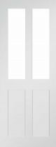 Eton White Primed Clear Glazed Clear Glazed Internal Door