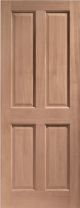 Colonial 4 Panel Hardwood M&T External Door