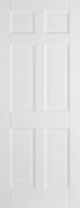 Regency / Colonial 6 Panel White Pre-Primed Internal Doors