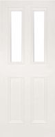 Rochester White Pre-Primed Clear Glazed Internal Doors