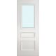 Windsor White Primed Clear Bevelled Glazed Internal Door