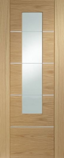 Portici Oak Glazed Pre-Finished Internal Door