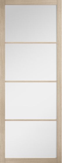 Soho Blonde Oak Clear Glazed Internal Door