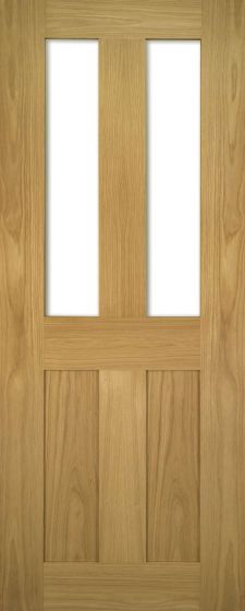 Eton Oak Clear Glazed Doors