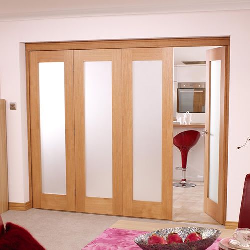 NuVu Roomfold Oak Internal Folding Doors (27" Per Door)